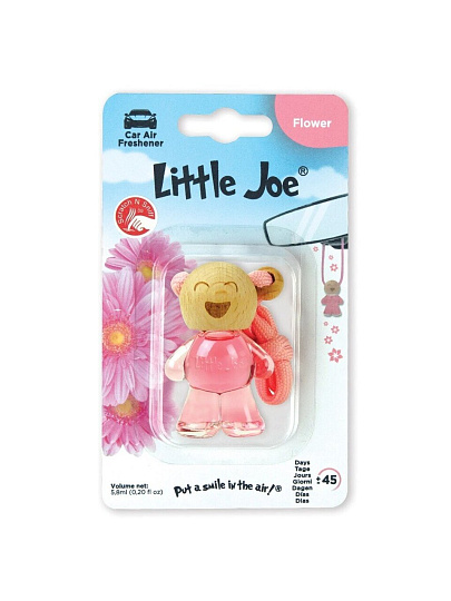 Ароматизатор в машину на дефлектор, жидкость, Little Joe, Bottle Цветочный, 5.8 мл, BJ1313