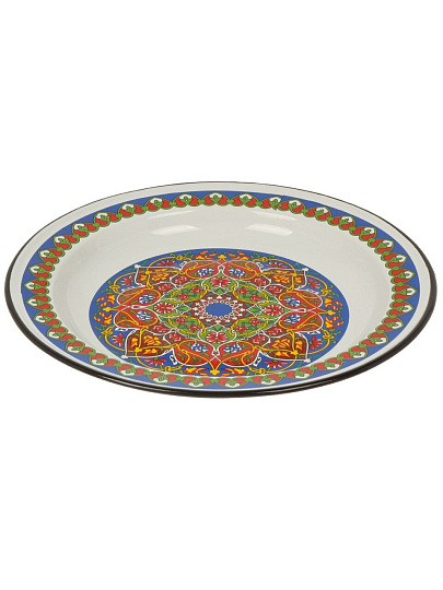 Блюдо эмалированная сталь, 3.5х35.5 см, 2 л, Арабский, Сибирские товары, С0808.0*70