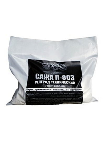 Сажа строительная порошок, Диана, 1 кг