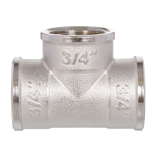 Тройник 1/2'', г-г-г, никель, РосТурПласт