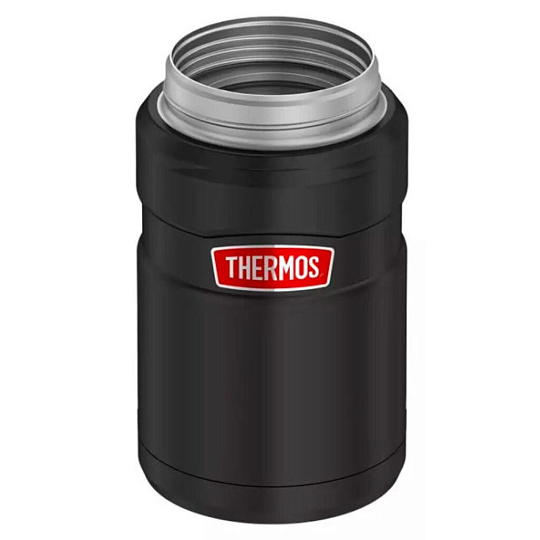 Термос для еды, нержавеющая сталь, 0.71 л, широкая горловина, Thermos, SK3020 RCMB, колба нержавеющая сталь, с ложкой, 375810