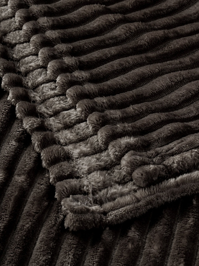 Плед 180х200 см, микрофибра, 100%пэ, 280г, Silvano, Неаполь, графит