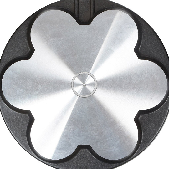 Сковорода оладница алюминий, 24 см, антипригарное покрытие, Биол, СО-24П/СО24Р, пластиковая ручка