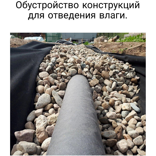Материал укрывной Геотекстиль, 150 г/м2, Изолайк Geo 150, 1.6х25 м