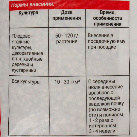 Удобрение Ф/к удобрение "Осень" 3кг БХЗ