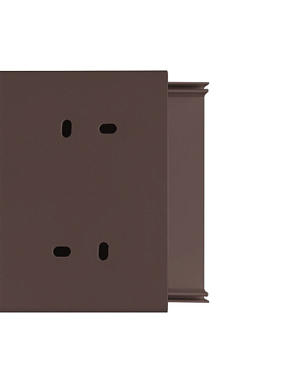 Кабель-канал пластик, 100х60 мм, 2 м, венге, TDM Electric, 3D, ЭКО, SQ0402-2410