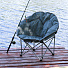Кресло складное 82х82х72 см, Гриб, темно-серое, полиэстер 600D, с сумкой-чехлом, 100 кг, Green Days - фото 11
