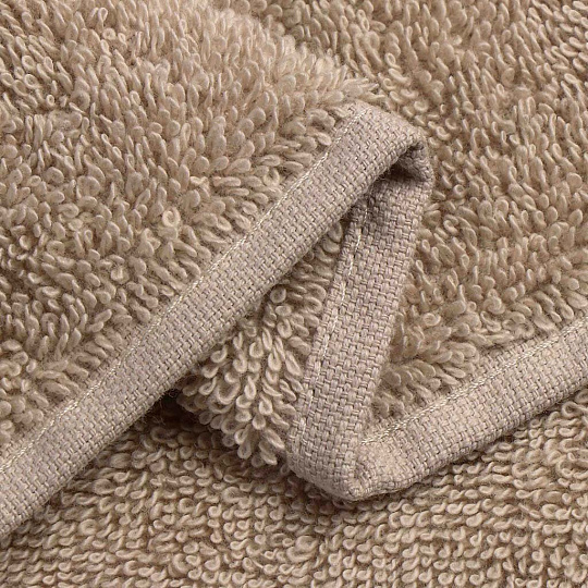 Полотенце банное 50х90 см, 100% хлопок, 541 г/м2, Galiha Jacquard, Anilsan, латте, Турция, 90865090