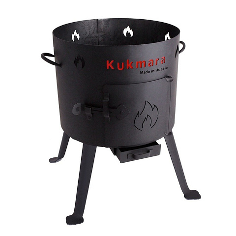 Учаг для казана 9 л, съемные ножки, кочерга, колосник, Kukmara, УК03