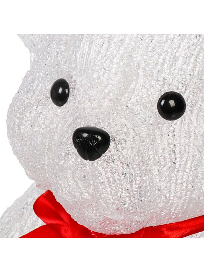 Фигурка декоративная полимер, Медведь, 25 см, 50 LED, 220В, Y4-7439