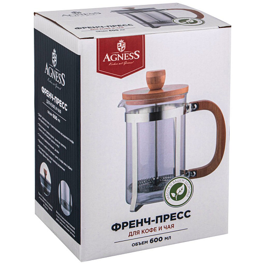 Френч-пресс Agness Native, 600 мл, 894-117