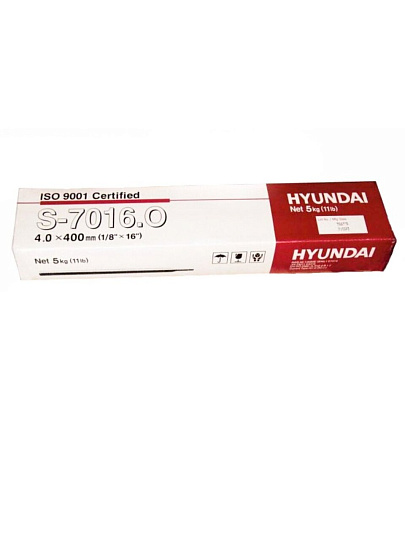 Электроды Hyundai, Profi S-7016.O, 4х400 мм, 5 кг