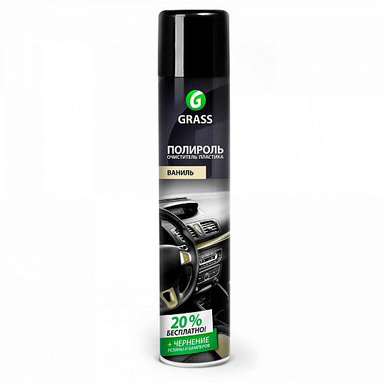 Полироль очиститель пластика, Grass, Dashboard Cleaner, 750 мл, 120107-4