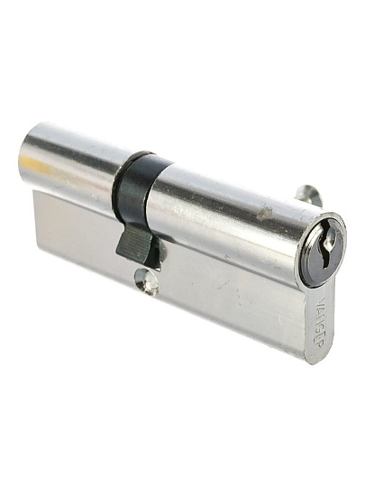 Личинка замка двери Vanger, EL-80(35/45)-NI, 28624, алюминий, 80 мм, никель