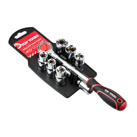 Набор сменных головок 1/2", 8 шт., Top Tools, 38D143