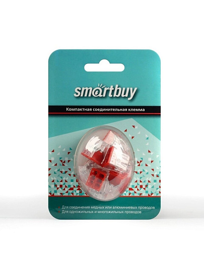 Клемма монтажная, 6 отверстий, 8 шт, Smartbuy, SBE-pwco-6-rp