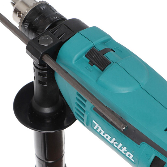Дрель ударная, Makita, HP1640, ключевая, 16 мм, 680 Вт, с реверсом, 1 скорость