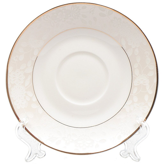 Набор чайный фарфор, 15 предметов, на 6 персон, 230 мл, Beatrix, Жаклин Моне МА009P/6, МА009P/15, подарочная упаковка