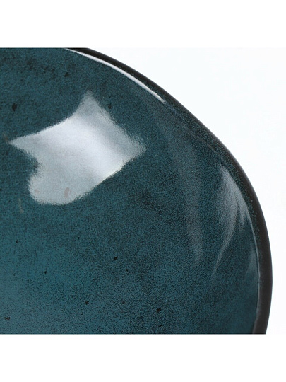 Тарелка суповая, керамика, 22 см, круглая, Stone Turquoise, Domenik, TDP572/DMD053