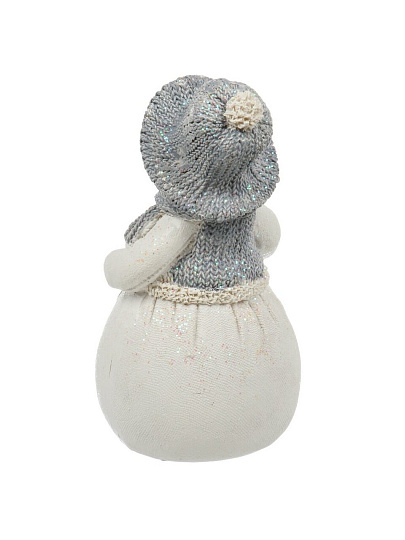 Фигурка декоративная полистоун, Снеговичок, 8х6х15.5 см, A020235