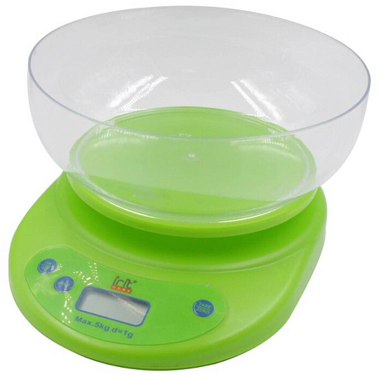 Весы кухонные электронные, пластик, Irit, IR-7119, чаша, точность 1 г, до 5 кг, в ассортименте