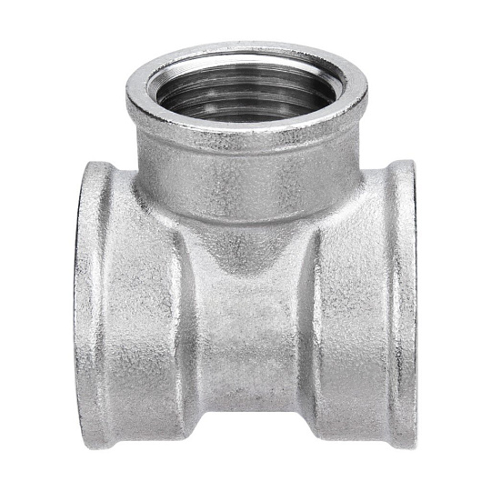 Тройник 3/4"х1/2"х3/4", г-г-г, латунь, AquaLink