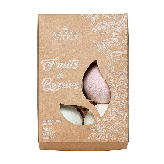 Бомбочки для ванны Fruits&Berries, 6х40 г