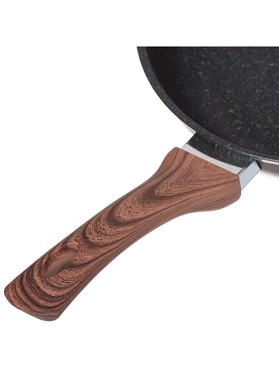 Сковорода литой алюминий, 28 см, антипригарное покрытие, Kukmara, Granit Ultra, синяя, сгг280а