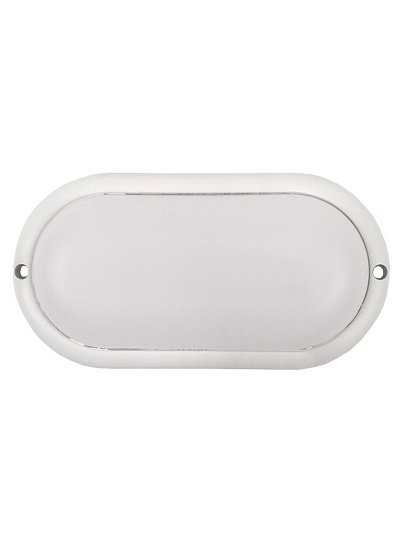 Светильник светодиодный, General Lighting Systems, ЖКХ Slim, 17 Вт, 4500 К, 1440 Лм, IP65, 20х9.4х4 см, овальный, накладной, 437694