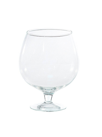 Ваза стекло, настольная, 24х19 см, Evis, Бренди, 2080, 3 л