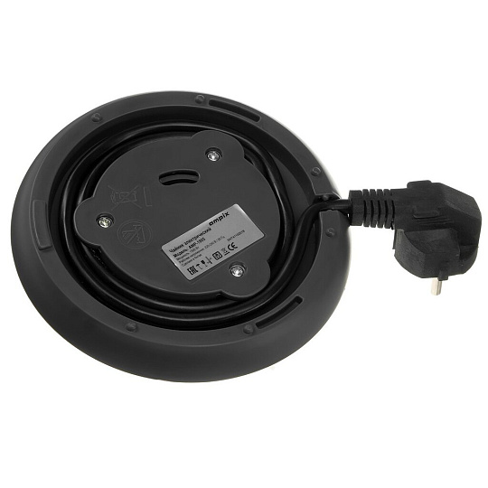 Чайник электрический Ampix, AMP-1905, 1.8 л, 1500 Вт, скрытый нагревательный элемент, стекло