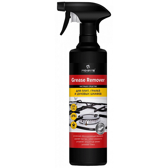 Чистящее средство для кухни, Pro-Brite, Grease Remover, спрей, 500 мл, для плит, грилей и духовых шкафов
