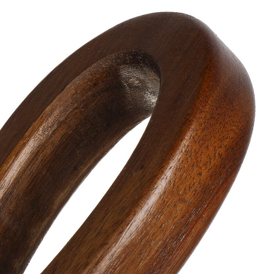 Блюдо акация, круглое, 25х35х2 см, с ручкой, Катунь, GR-PL-02