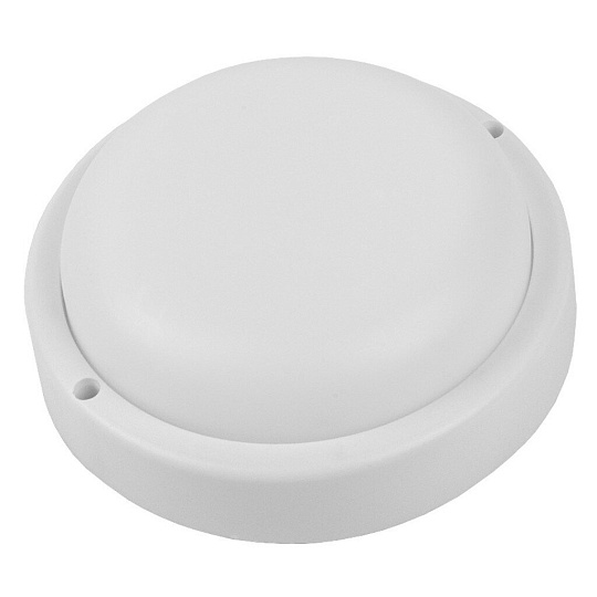 Светильник светодиодный General Lighting Systems, ЖКХ, 15 Вт, 6500 К, 1350 Лм, IP65, 17х17х4.6 см, холодный белый свет, GCF-15BT-IP65-R-6