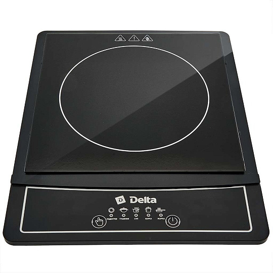 Плита индукционная Delta, D-300N, 2000 Вт, 1 конф, керам, 5 программ, чер