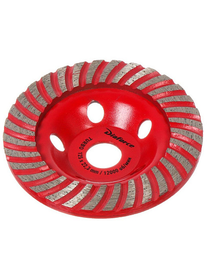 Чашка шлифовальная Diaforce, Turbo, 125 мм, алмазная, 520003