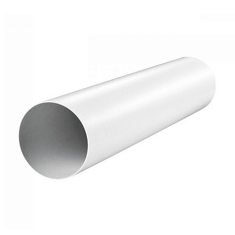 Воздуховод вентиляционый пластик, диаметр 100 мм, круглый, 2 м, ERA, 10ВП2