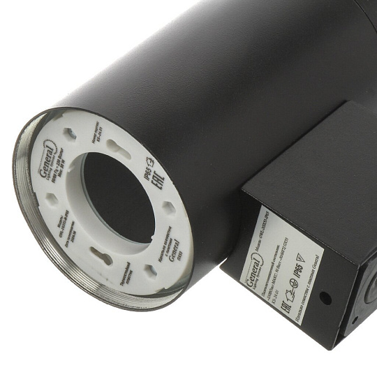 Светильник фасадный General Lighting Systems, GWL-2GX53-M-IP65, накладной, 9х20.5 см, 2 лампы, IP65, черный