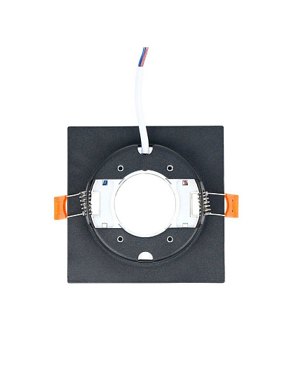 Светильник встраиваемый Вега, GX53, квадратный, черный, General Lighting Systems, GCL-GX53-H38