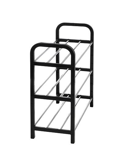 Полка для обуви, металл, пластик, 3 секции, 42х18х41 см, 15 кг, Рыжий кот, SR3, 312184