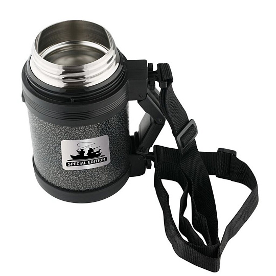 Термос для еды, нержавеющая сталь, 0.8 л, широкая горловина, ThermoCafe, Hammertone, колба нержавеющая сталь, комбинированный, 145826