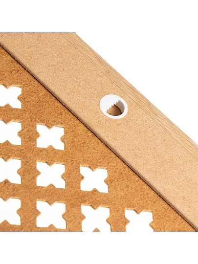 Экран для радиатора, МДФ, 1200х600 мм, дуб скандинавский, DE LUXE Готико, Стильный Дом, v532075