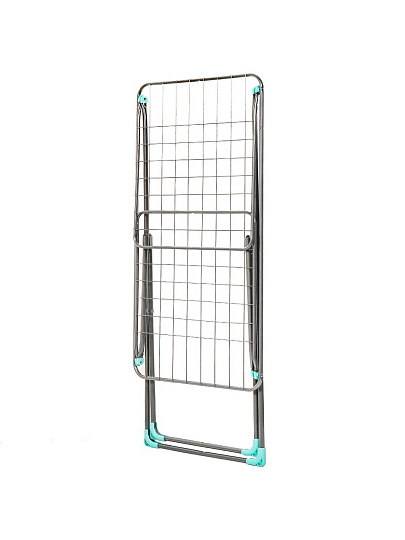 Сушилка для белья напольная, полотно 20 м, 189х53.5х114 см, складная, 22 прута, 17 кг, серебряная, Nika, СБ2