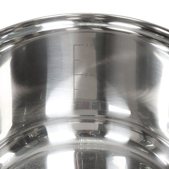 Набор посуды нержавеющая сталь, 12 предметов, кастрюли 2.1, 2.9, 2.9, 3.9, 3.9, 6.5 л, индукция, Rainstahl, RS\CW 1213-12