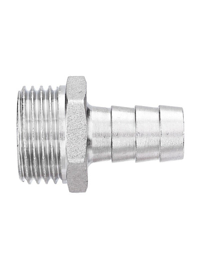 Штуцер d10х1/2'', ш, латунь, наружная резьба, AquaLink
