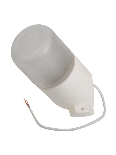 Светильник для бани, General Lighting Systems, GCF-SNC-60-E27-IP65-W,437768, 60 Вт, E27, на 1 лампочку, IP65, НПБ400-1, наклонный, керамика, белый, 437768