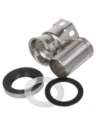 Смеситель для кухни, Антей, Дюна, гибкий излив, с картриджем, черный, 511518-ANT