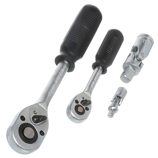 Набор слесарных инструментов Bartex, Промо, 1/2", 1/4", сталь, кейс, 94 предмета
