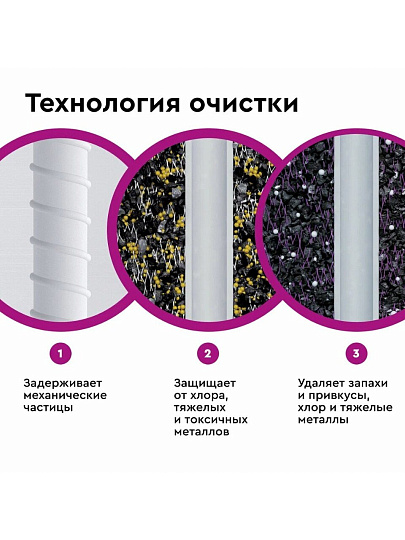 Картридж сменный Барьер, Expert Стандарт, Р213Р00, 3 шт, доочистка от хлора, тяжелых металлов и механических частиц, улучшение вкуса