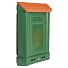 Ящик почтовый пластиковый замок, зеленый, c орлом, c декоративной накладкой, Цикл, Премиум, 6002-00 - фото 2